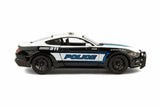 Maisto 1/18 scale 2015 Ford Mustang GT Police Black and White Diecast Model Car, 31397PO
