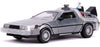 JADA DeLorean Time Machine with Lights from movie Back to The Future Part II (1989) Flying Version