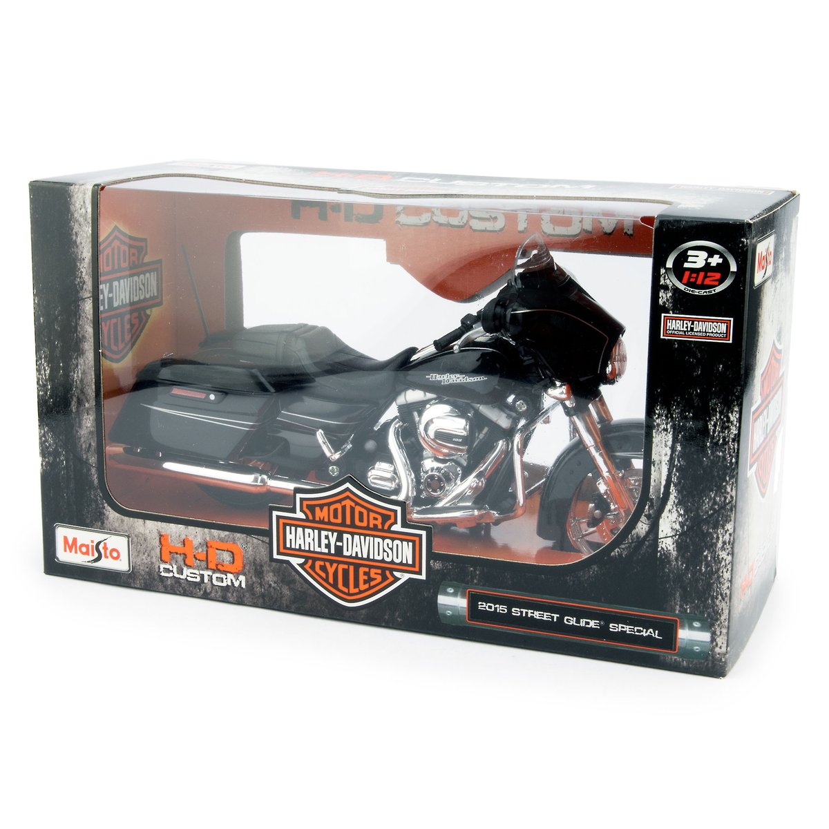 MAISTO MI32337 HARLEY DAVIDSON CVO TRI-GLIDE ULTRA AMARANT RED 1:12 MAISTO MI32337 HARLEY DAVIDSON CVO TRI-GLIDE ULTRA AMARANT RED 1:12