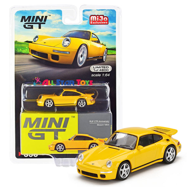 Mini GT RUF CTR Anniversary Blossom Yellow w/Black Stripes Limited