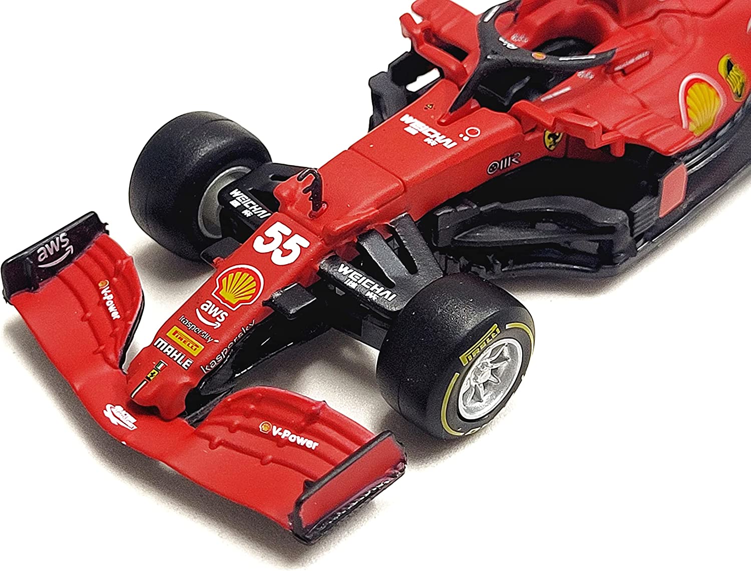 BURAGO 18-36829-LE Scale 1/43 | FERRARI F1 SF21 TEAM SCUDERIA FERRARI MISSION WINNOW N 16 SEASON