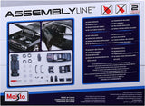 Maisto 1:24 Scale 2008 Dodge Challenger SRT8 Diecast Model Building Kit Maisto Assembly Line 39280