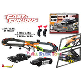 Fast & Furious Dead Drop Challenge Slot Car Racing Track Police Car Dodge Charger R/T