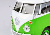 Volkswagen Bus Type 2 (T1) Delivery Van Geen & White 1:24 Diecast Model Car MotorMax 79551