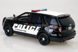 2015 Ford Explorer Police Interceptor Utility Black 1:24 Diecast Model Toy Car by MOTORMAX 76954