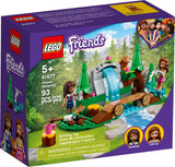 LEGO® Friends Forest Waterfall 41677 Building Kit; Includes a Squirrel Toy; Ideal Gift for Kids Who Love Nature Toys (93 Pieces)