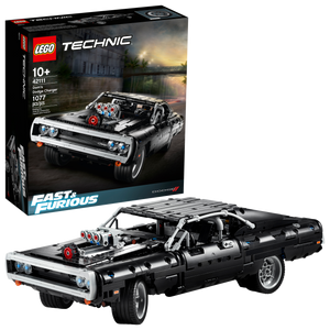LEGO® Technic™ Fast & Furious Dom’s Dodge Charger 42111 Race Car Building Set, Iconic Collector's Building Set, (1,077 Pieces)