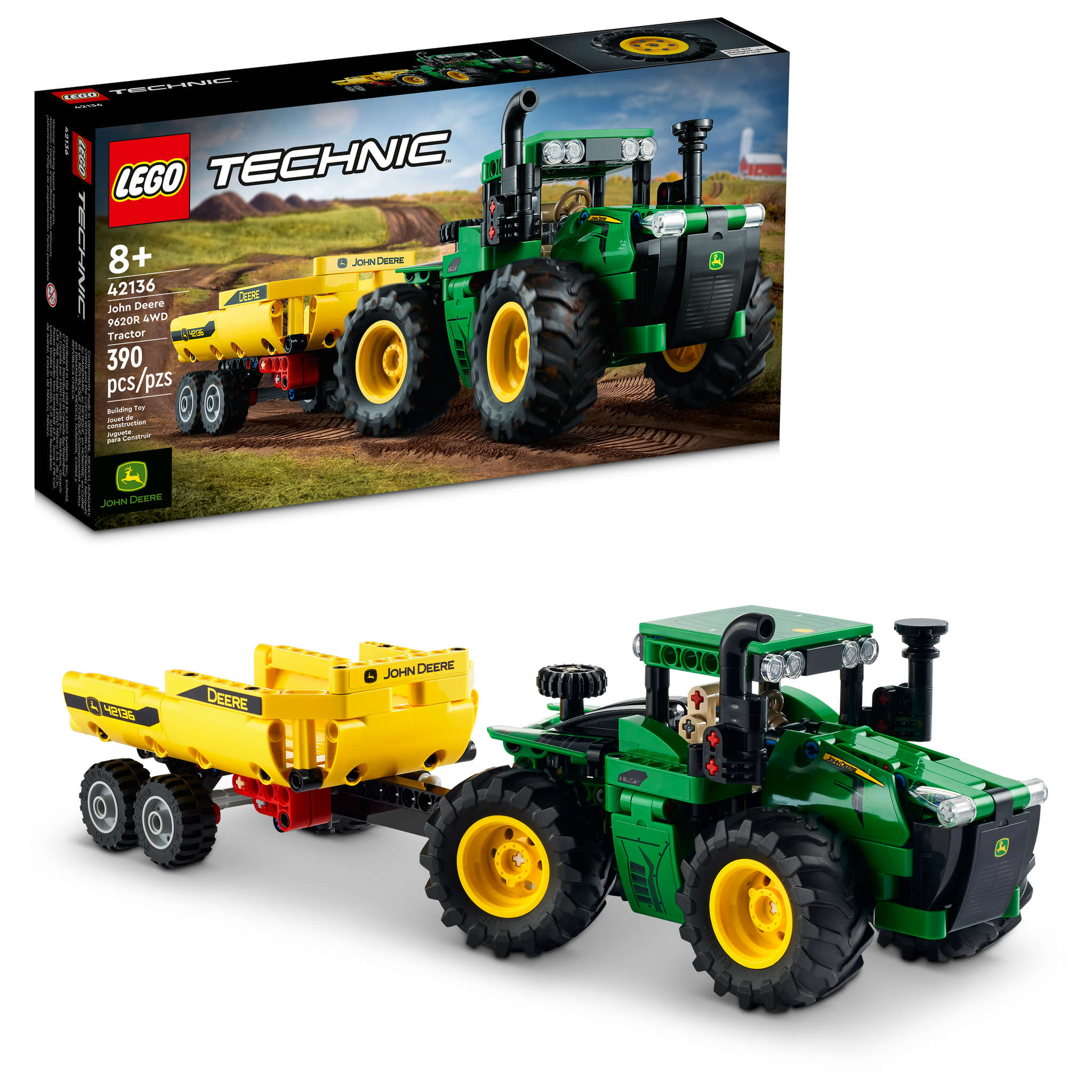 LEGO® Technic™ 42136 John Deere 9620R 4WD Tractor – All Star Toys
