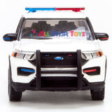 Greenlight 43004 1:64 Scale Hot Pursuit 2022 Ford Police Interceptor Utility Unmarked White