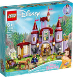 LEGO® Disney Belle and The Beast’s Castle 43196 Building Kit; an Iconic Castle Construction Toy for Creative Fun (505 Pieces)