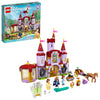 LEGO® Disney Belle and The Beast’s Castle 43196 Building Kit; an Iconic Castle Construction Toy for Creative Fun (505 Pieces)