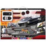 Fast & Furious Dead Drop Challenge Slot Car Racing Track Police Car Dodge Charger R/T