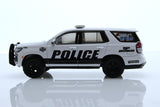 Greenlight 1:64 Scale 2021 Chevrolet Tahoe Police Pursuit Vehicle WHITE PPV GM Fleet 30356
