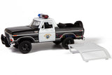 All Star Toys Exclusive 1978 Ford Bronco Ranger XLT California Highway Patrol CHP Police Interceptor 1:24 Diecast Model Car Law Enforcement Motormax 76985