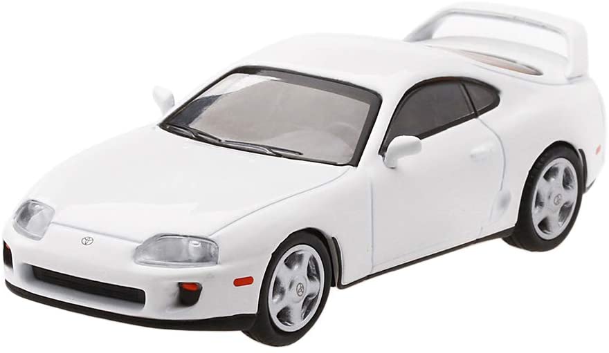 TSM 1:64 MINI GT Toyota Supra JZA80 Diecast Model Car Super White