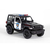 Kinsmart 5" 2018 Jeep Wrangler Rubicon Hard Top Police Diecast Model Toy Vehicle KT5412DP