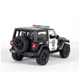 Kinsmart 5" 2018 Jeep Wrangler Rubicon Hard Top Police Diecast Model Toy Vehicle KT5412DP