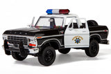 All Star Toys Exclusive 1978 Ford Bronco Ranger XLT California Highway Patrol CHP Police Interceptor 1:24 Diecast Model Car Law Enforcement Motormax 76985