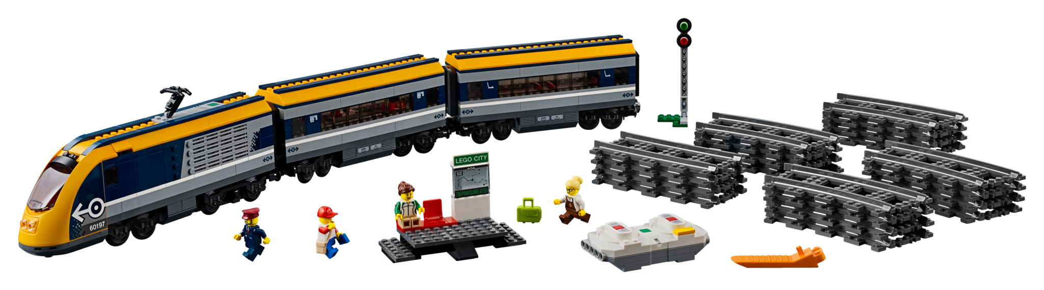 plade Betydelig Lighed LEGO City Passenger Train 60197 Building Kit Remote Controlled – All Star  Toys