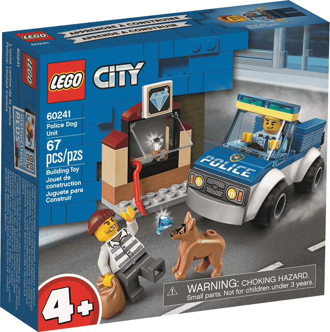トイガン 31 3 LEGO® City Police Dog Unit 60241 Building Set (67 Pieces) – All