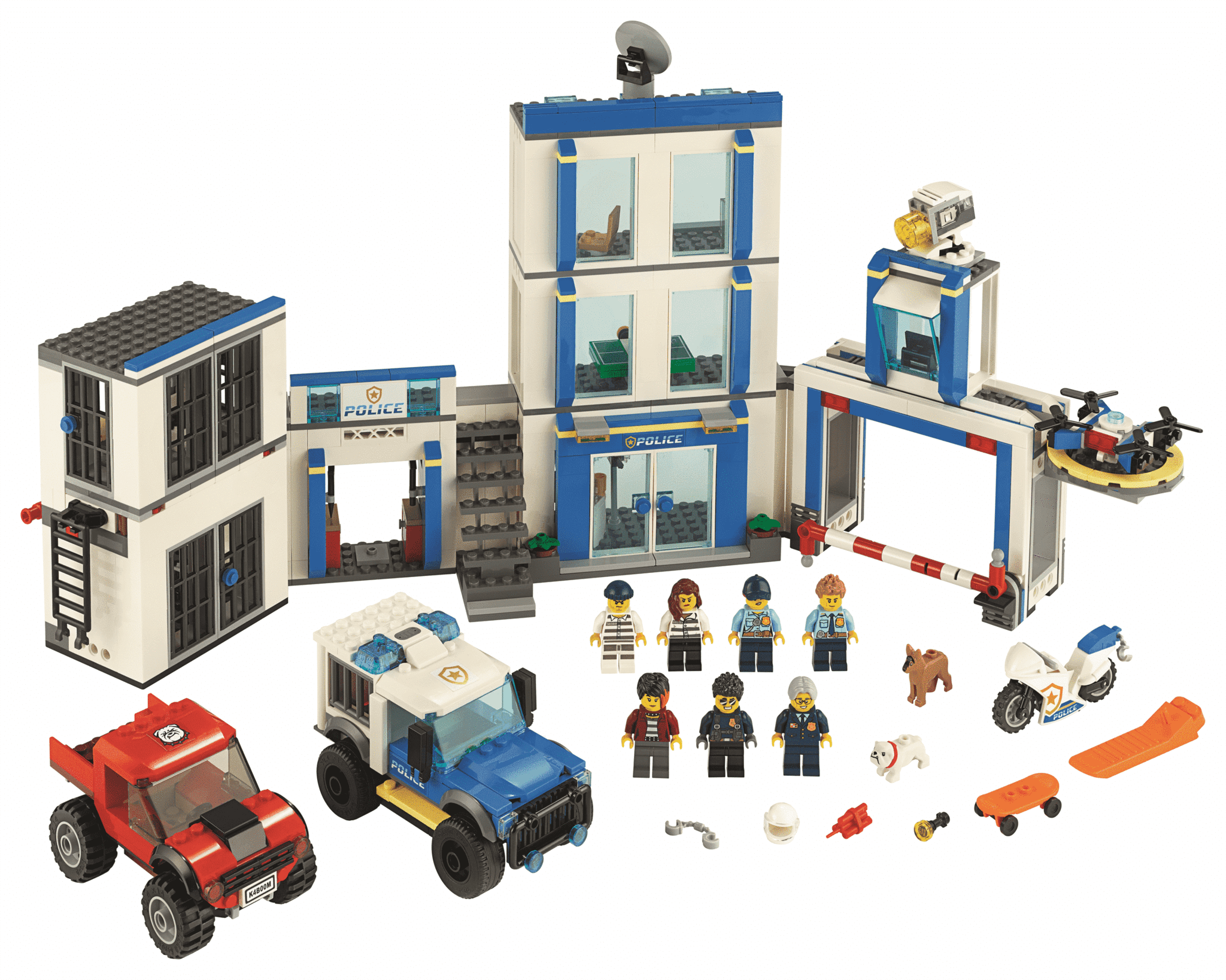 LEGO® City Police Station 60246 Building Set for Kids (743 Pieces) – All  Star Toys, image size:2048x1637