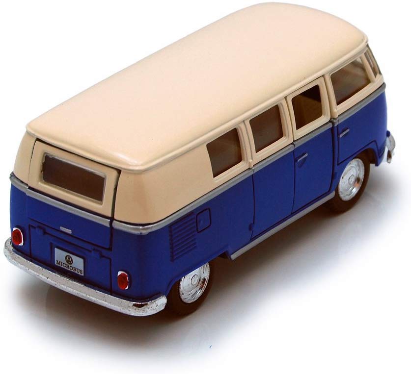 Kinsmart VW Bulli Modellauto – 1962er VW Bus Im Maßstab 1:32 Als Spielzeugauto Mit Rückziehfunktion