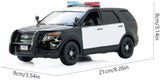 2015 Ford Explorer Police Interceptor Utility with Light and Sound 1:24 Diecast Model Toy Car by MOTORMAX 79536