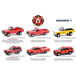 Greenlight "FIRE & RESCUE" SERIES 1 SET OF 6 CARS 1/64 DIECAST MODELS 67010