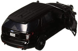 1:18 Scale 2015 Ford Explorer Police Interceptor Utility Unmarked Solid Black Sleek top Diecast Model Toy Car by MOTORMAX 73543