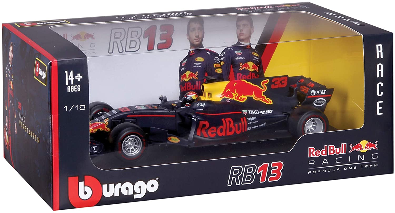 Bburago 1:18 Red Bull Racing Tag Heuer RB13 (2017 Max Verstappen