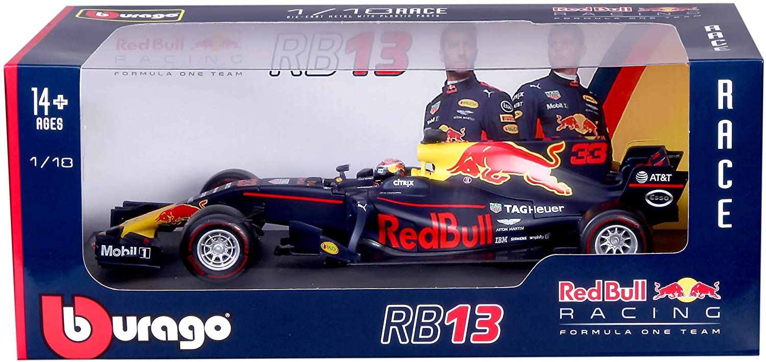 Bburago Red Bull Racing RB13 ミニカー Bburago 1:18 Red Bull Racing Tag Heuer RB13 (2017 Max Verstappen