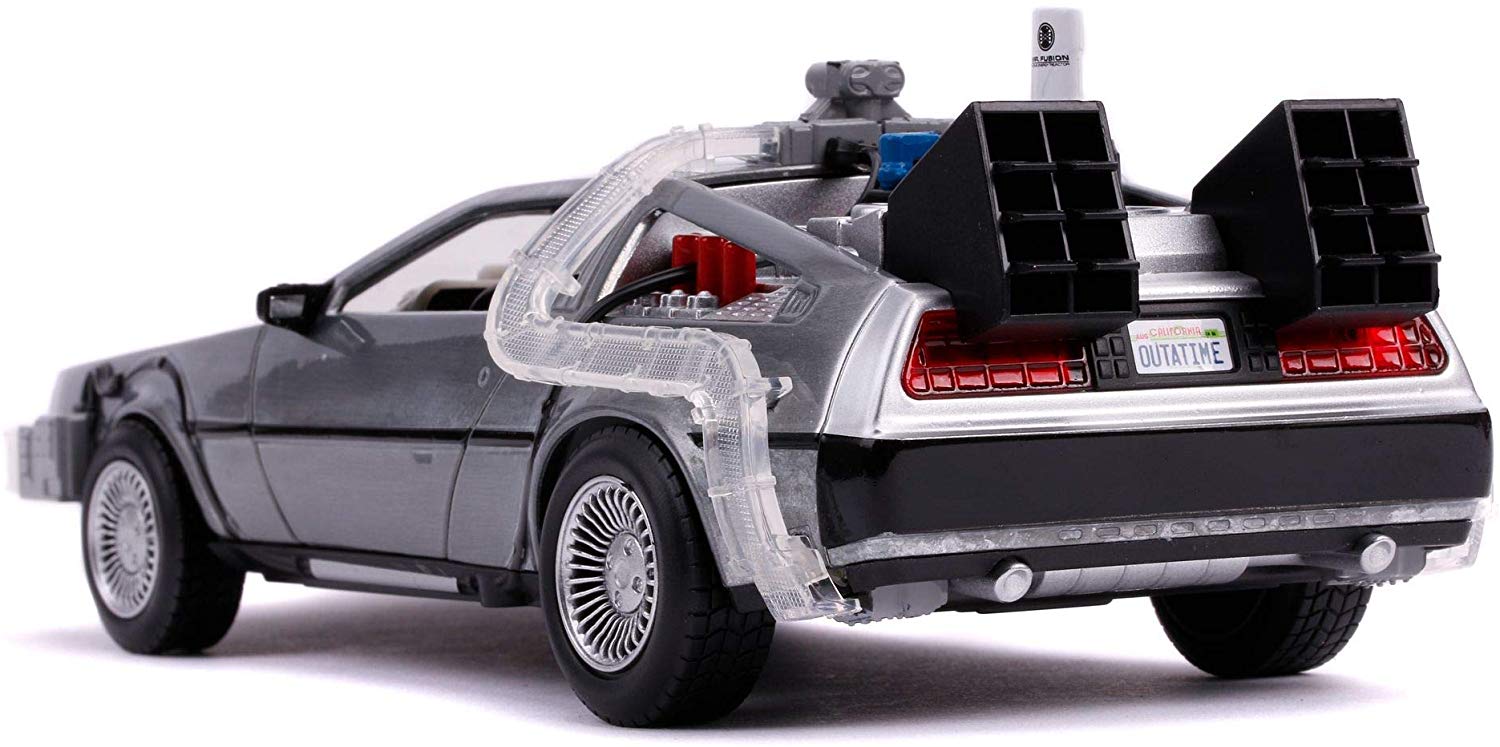 MOVIE REVO DeLorean バック・トゥ・ザ・フューチャー II Jada DeLorean DMC Diecast Car Toy Model from Back to the