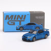 TSM 1:64 MINI GT Nissan Skyline GT-R (R34) V-Spec II Bayside Blue MGT00341