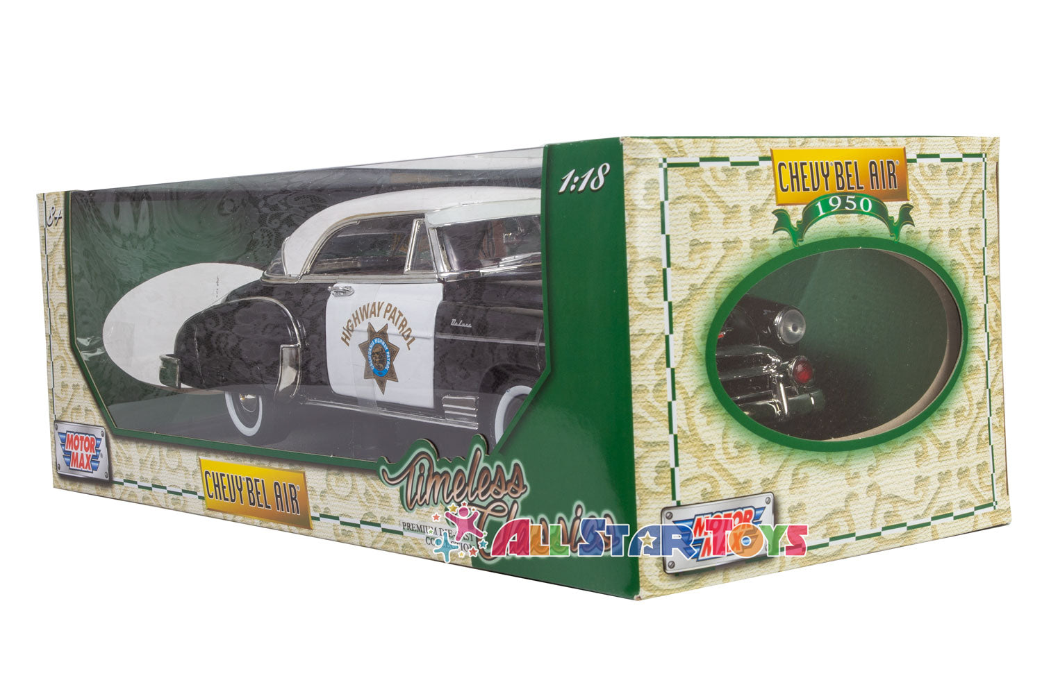 1950 Chevy Bel Air California Highway Patrol CHP Police Car 1:18