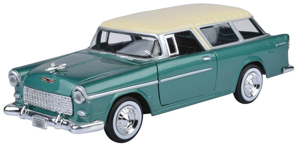 1955 Chevrolet Bel Air Nomad 1:24 Diecast Model Motormax 73248