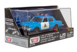 MOTORMAX 1983 Dodge Diplomat RCMP ROYAL CANADIAN MOUNTED POLICE 1:43 Scale Diecast Model with Acrylic Display Case 79472 73412