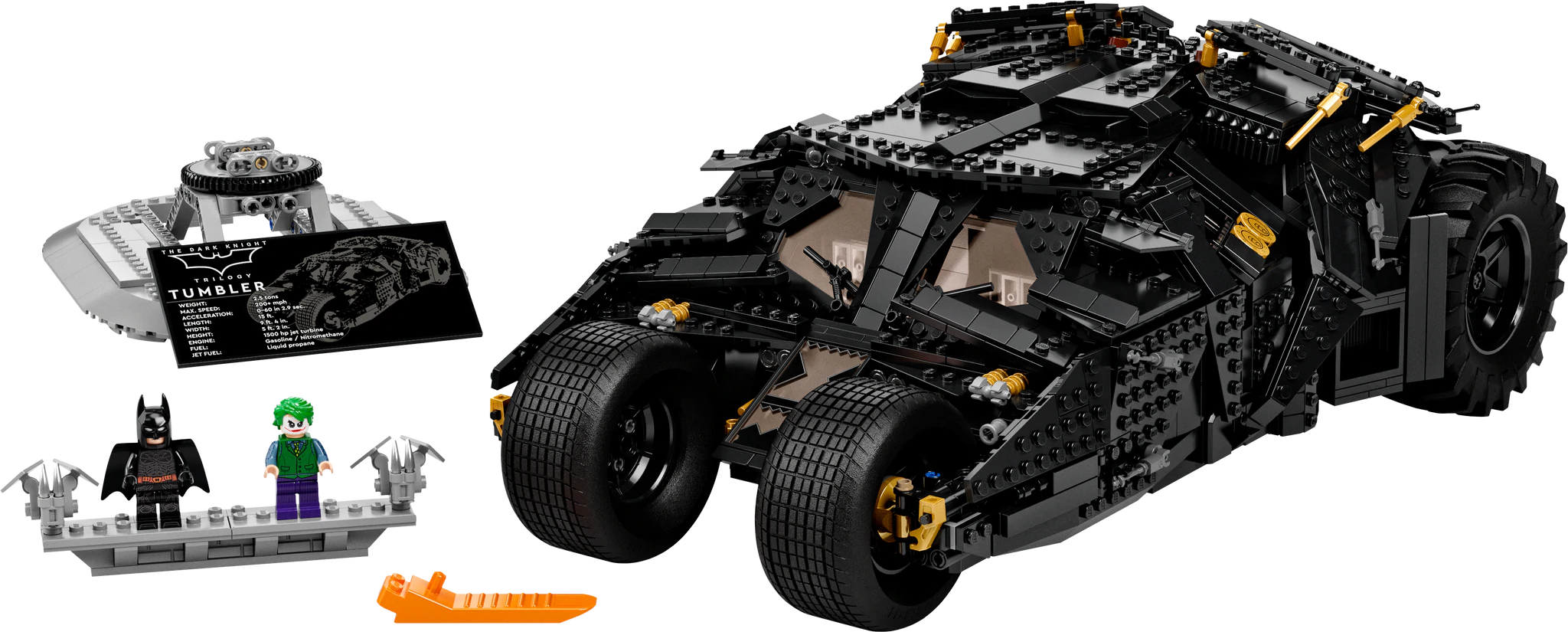  LEGO DC Batman Batmobile Tumbler 76240 Iconic Car Model from  The Dark Knight Trilogy, Building Set for Adults, Collectible Display Gift  Idea : Everything Else