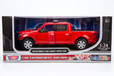 2019 Ford F-150 Lariat Crew Cab Pickup Truck 1:27 by MotorMax 76981 Police/Fire Department