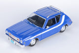 Motormax 1974 AMC Gremlin X 1:24 Scale Diecast Model Forgotten Classics Series 79045 Blue