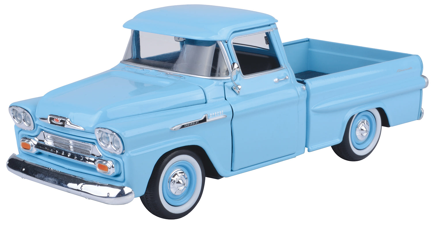 1958 Chevrolet Apache Fleetside Pickup 1:24 Motormax 79311 – All