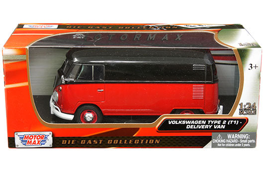 Volkswagen Bus Type 2 (T1) Delivery Van 1:24 Diecast Model Car