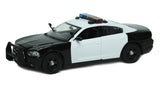 2011 Dodge Charger Police Pursuit Car with Light and Sound 1:24 Diecast Model Toy Car by MOTORMAX 79533