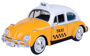 1966 Volkswagen Beetle - Taxi 1:24 Diecast Model by MotorMax 79577