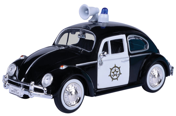 1966 Volkswagen Beetle - Police 1:24 Scale Diecast Model by MotorMax 79578