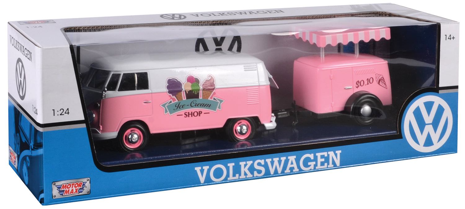 Volkswagen Type 2 (T1) Delivery Van and Refrigeration Trailer by