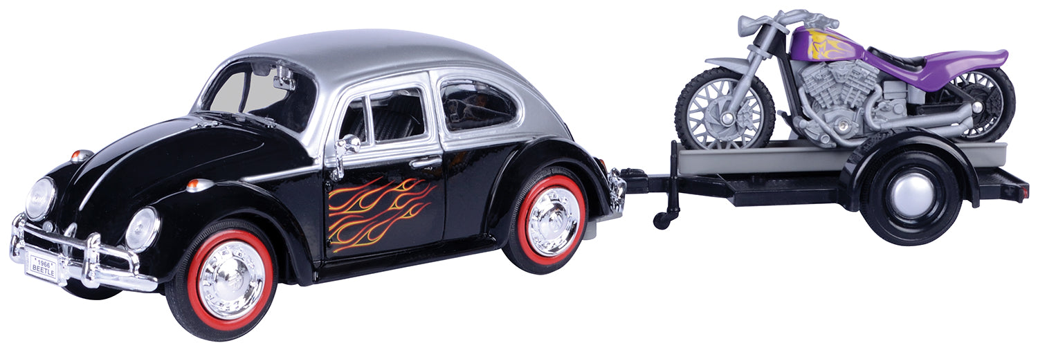 1966 Volkswagen Beetle - Motorbike Trailer by MotorMax 79675