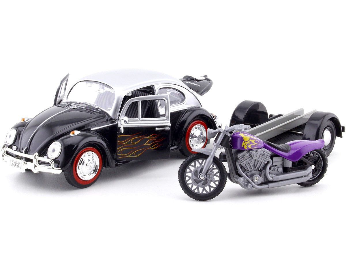 1966 Volkswagen Beetle - Motorbike Trailer by MotorMax 79675 – All