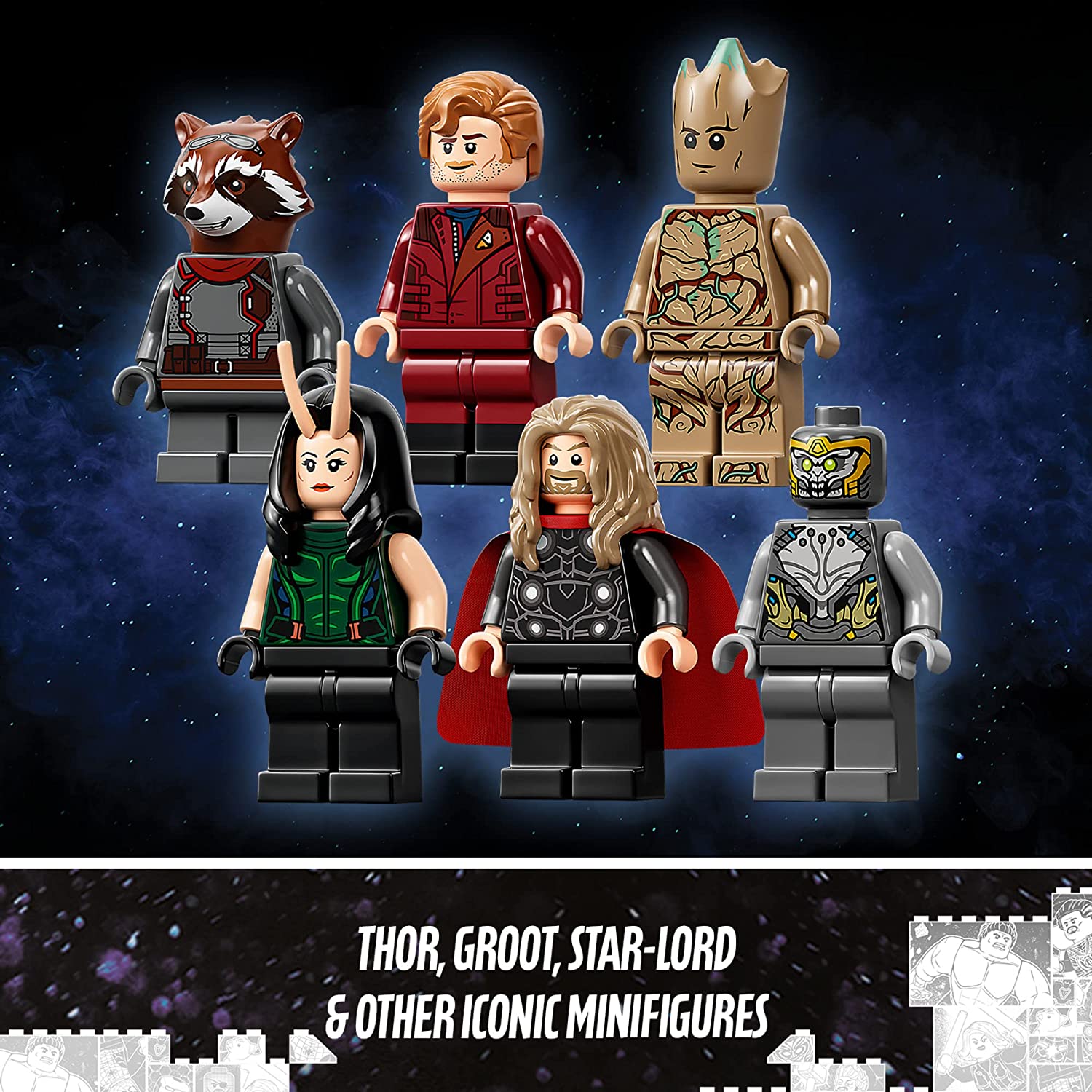 LEGO® Marvel The Guardians' Ship 76193 Space Battleship Building Kit; – All  Star Toys, image size:1500x1500