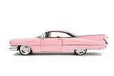 JADA 1959 Cadillac Coupe De Ville Pink 1/24 Scale Diecast Car Model 96801