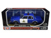 1986 Dodge Diplomat RCMP Canadian Police Pursuit Car Blue 1:24 Diecast Model Toy Car by MOTORMAX 76484